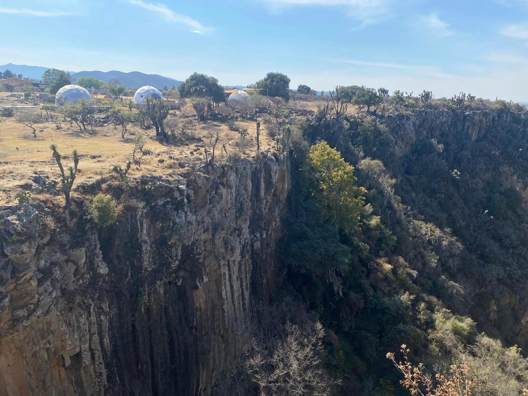 Hotel El Gato Glamping Con Vista A Prismas Basalticos Huasca de Ocampo Exterior foto