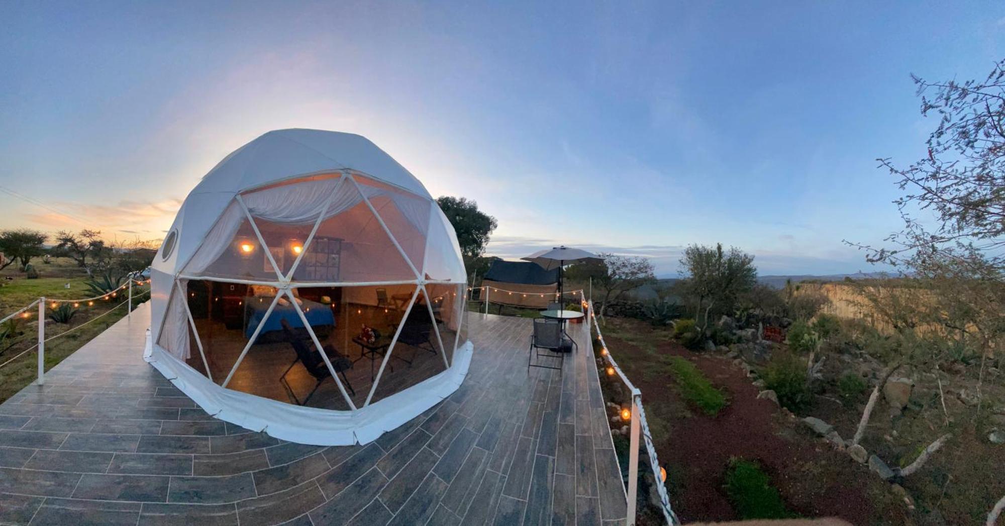 Hotel El Gato Glamping Con Vista A Prismas Basalticos Huasca de Ocampo Exterior foto