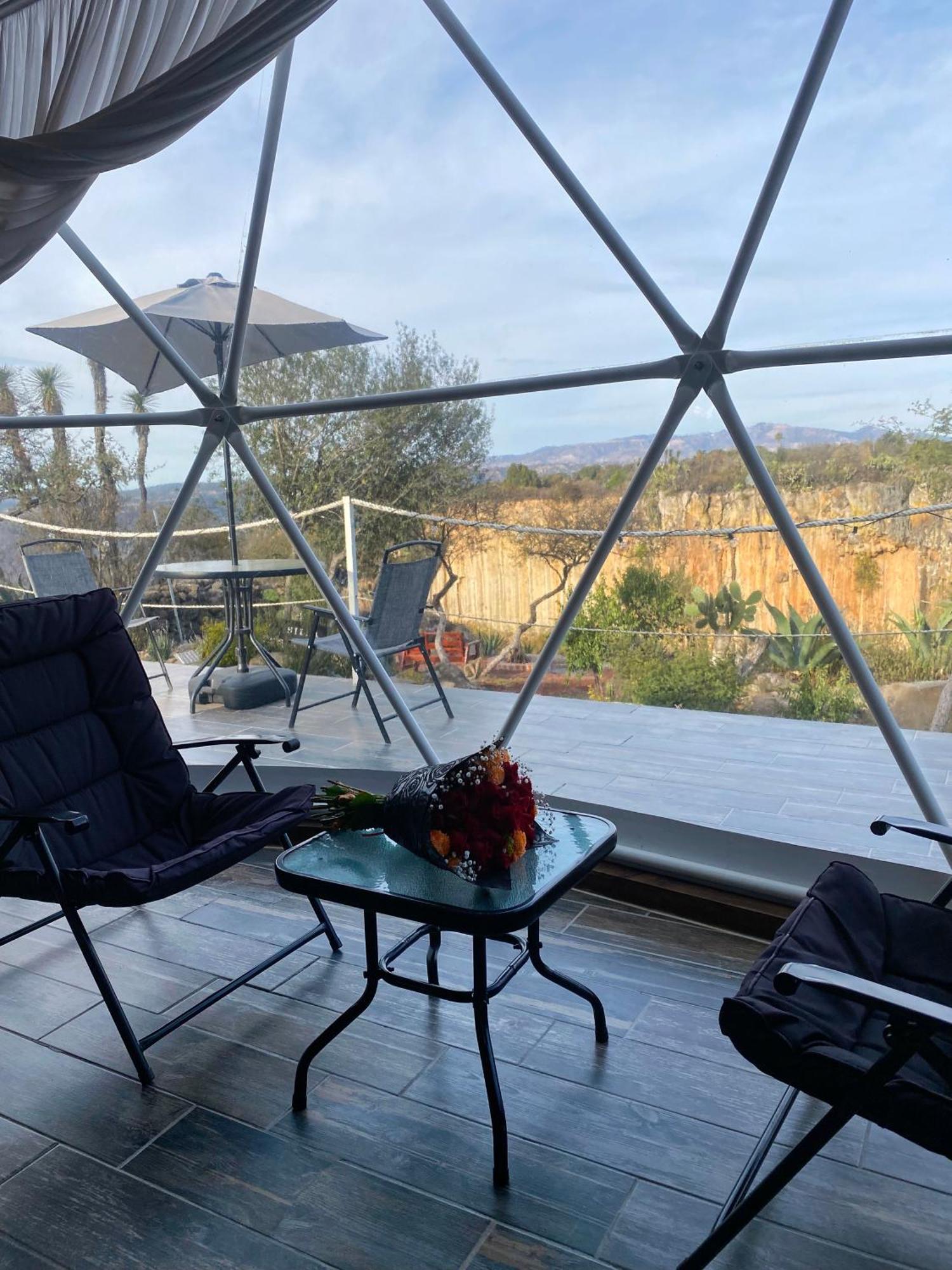 Hotel El Gato Glamping Con Vista A Prismas Basalticos Huasca de Ocampo Exterior foto