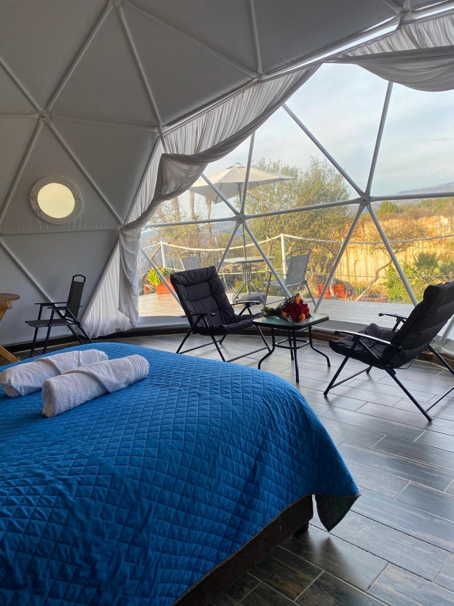 Hotel El Gato Glamping Con Vista A Prismas Basalticos Huasca de Ocampo Exterior foto