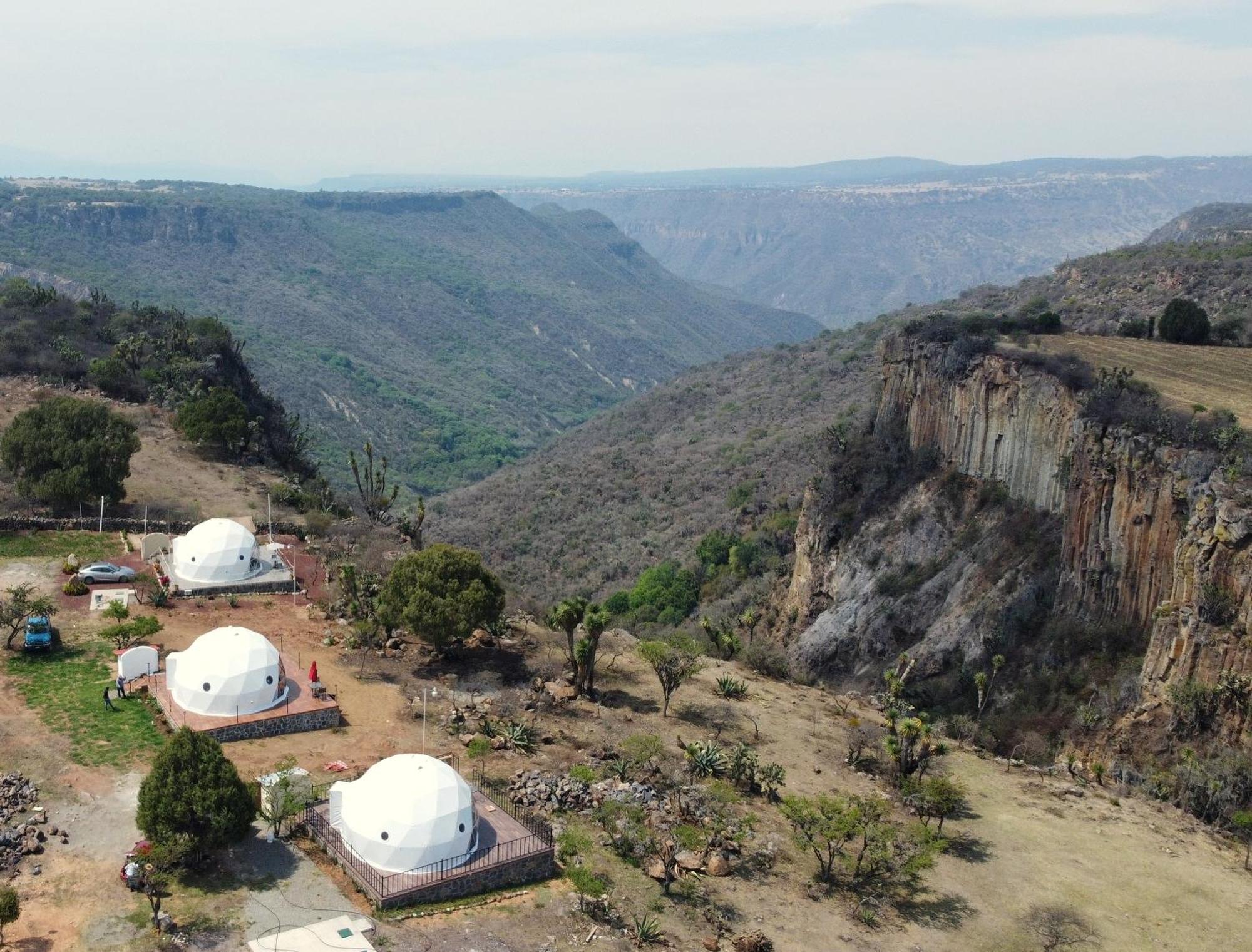 Hotel El Gato Glamping Con Vista A Prismas Basalticos Huasca de Ocampo Exterior foto
